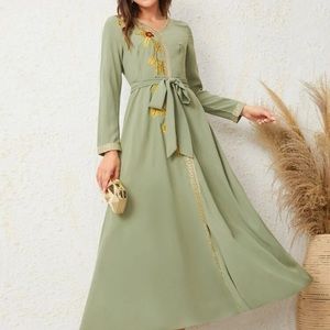 Long sleeve maxi dress